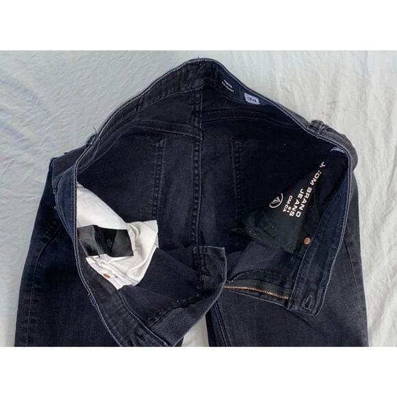 Volcom Vorta Slim Straight Stretch Denim Skate Jeans. Washed Black, Men's 34X32 - Picture 7 of 9